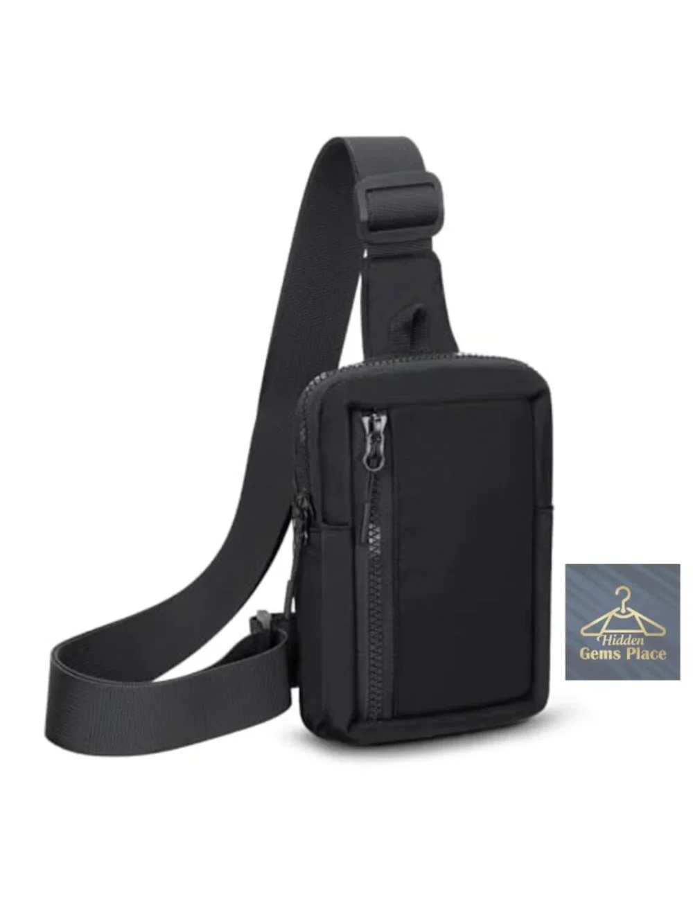 Mini Sling Bag Crossbody - Lightweight Water Resistant Nylon Travel Hiking